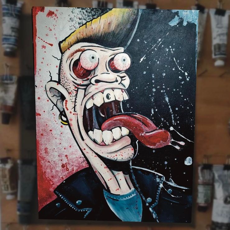 Tattoo in uitvoering